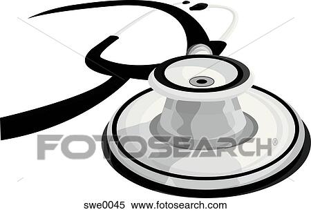 stethoscope View Large Illustration Stock Illustration - stethoscope. Fotosearch
