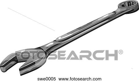 wrench View Large Illustration Stock Illustration - wrench. Fotosearch
