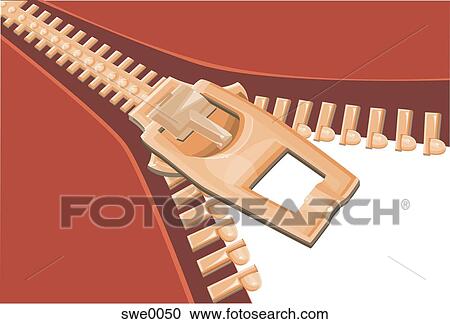 zipper View Large Illustration Clipart - zipper. Fotosearch