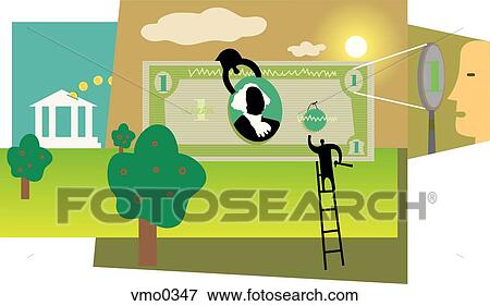 building a dollar View Large Illustration Stock Illustration - building a dollar. Fotosearch