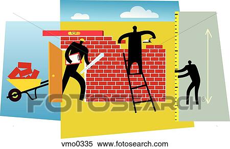 building a wall View Large Illustration Stock Illustration - building a wall. Fotosearch