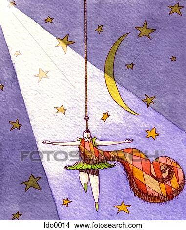 woman hanging by her mouth View Large Illustration Stock Illustration - woman hanging by her mouth. Fotosearch