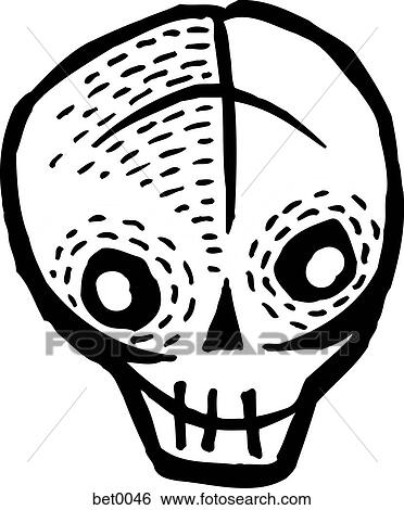 smiling skull View Large Illustration Stock Illustration - smiling skull. Fotosearch