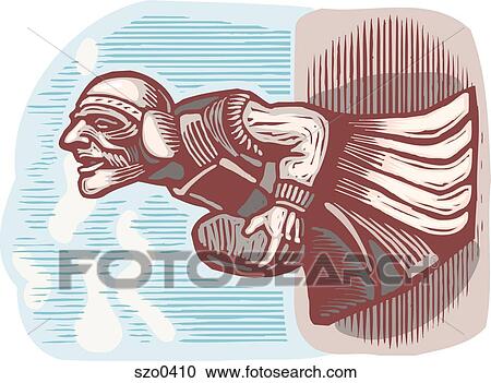 Clipart - gargoyle. Fotosearch