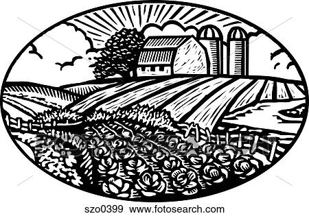 Stock Illustration - crops b/w. Fotosearch