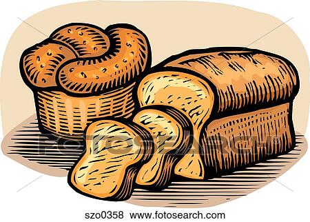 loaves of bread View Large Illustration Stock Illustration - loaves of bread. Fotosearch