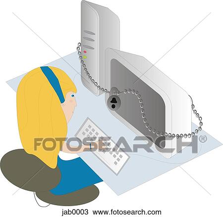 net nanny View Large Illustration Drawing - net nanny. Fotosearch