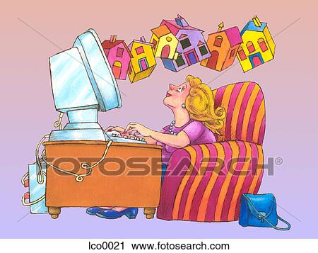 illustration, home, cartoons, grpahics View Large Illustration Clip Art - illustration, home, cartoons, grpahics. Fotosearch