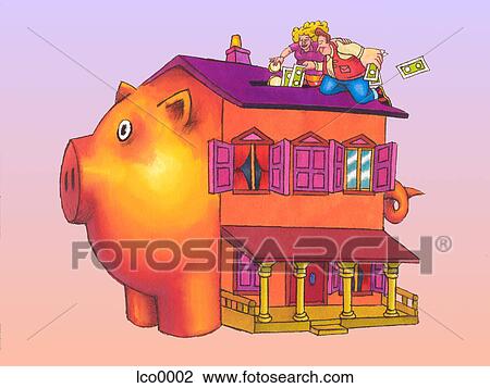 Drawing - illustration, home, cartoons, grpahics. Fotosearch
