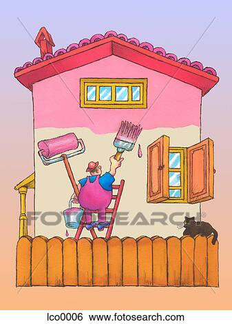 illustration, home, cartoons, grpahics View Large Illustration Stock Illustration - illustration, home, cartoons, grpahics. Fotosearch