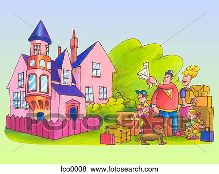 illustration, home, cartoons, grpahics View Large Illustration Stock Illustration - illustration, home, cartoons, grpahics. Fotosearch