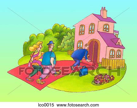 illustration, home, cartoons, grpahics View Large Illustration Stock Illustration - illustration, home, cartoons, grpahics. Fotosearch