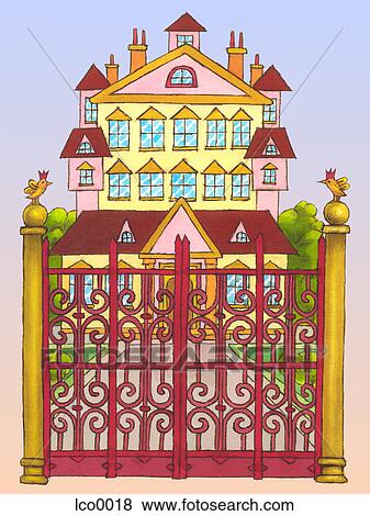 Stock Illustration - illustration, home, cartoons, grpahics. Fotosearch