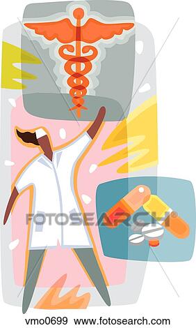 A nurse in a pharmaceutical industry View Large Illustration Stock Illustration - A nurse in a pharmaceutical industry. Fotosearch