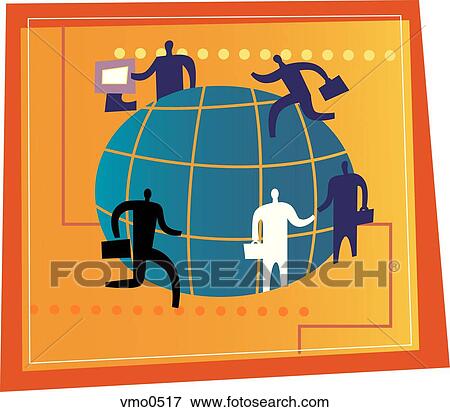 Illustration of a global business environment View Large Illustration Stock Illustration - Illustration of a global business environment. Fotosearch
