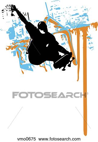 A skater kid performing a one-hand indy grab View Large Illustration Stock Illustration - A skater kid performing a one-hand indy grab. Fotosearch