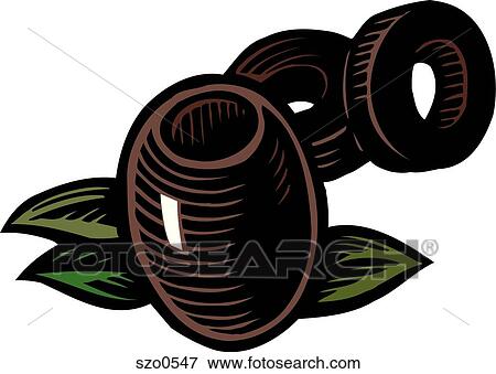 An illustration of black olives View Large Illustration Stock Illustration - An illustration of black olives. Fotosearch