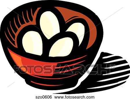 An illustration of eggs in a red bowl View Large Illustration Stock Illustration - An illustration of eggs in a red bowl. Fotosearch
