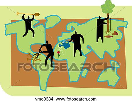 Stock Illustration - Nurturing the target market. Fotosearch