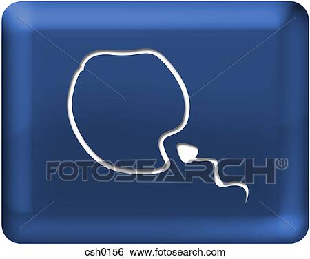 Stock Illustration - Drawing of a sperm and an egg. Fotosearch