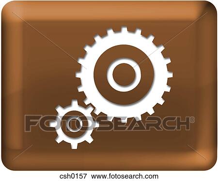 Drawing of two interlocking gears View Large Illustration Stock Illustration - Drawing of two interlocking gears. Fotosearch