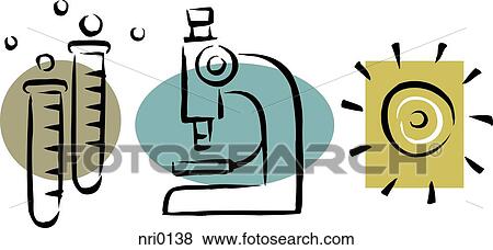 An illustration of instruments in a research lab View Large Illustration Stock Illustration - An illustration of instruments in a research lab. Fotosearch