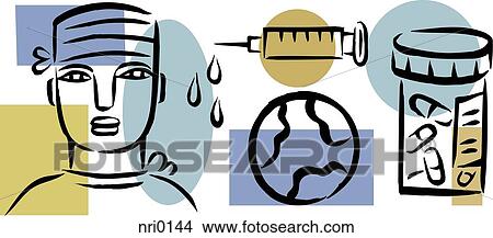 An illustration of the state of world health View Large Illustration Stock Illustration - An illustration of the state of world health. Fotosearch