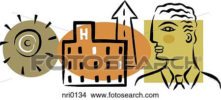 Stock Illustration - Illustration of rising costs of healthcare. Fotosearch