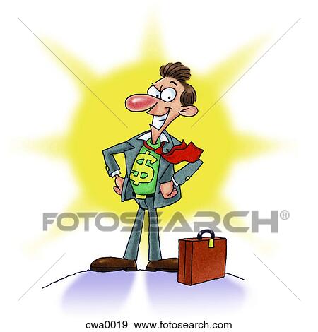A portrait of the star salesman View Large Illustration Stock Illustration - A portrait of the star salesman. Fotosearch