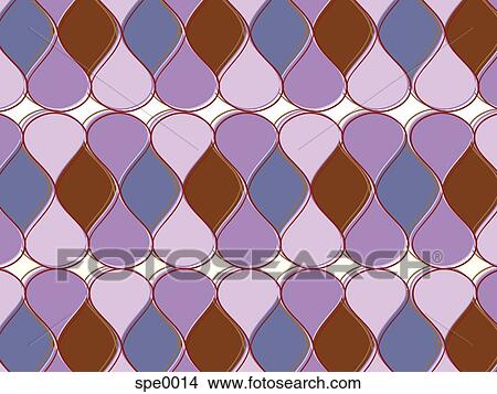Illustrated abstract pattern with purple and brown shapes View Large Illustration Stock Illustration - Illustrated abstract pattern with purple and brown shapes. Fotosearch