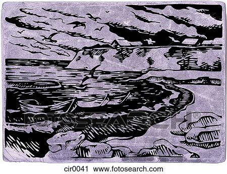 Clip Art - illustration, scenic, vintage, cartoons, graphics. Fotosearch