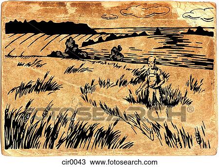 illustration, scenic, vintage, cartoons, graphics View Large Illustration Drawing - illustration, scenic, vintage, cartoons, graphics. Fotosearch