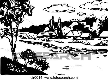 Stock Illustration - illustration, scenic, vintage, cartoons, graphics. Fotosearch