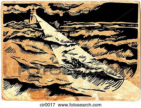 Stock Illustration - illustration, scenic, vintage, cartoons, graphics. Fotosearch