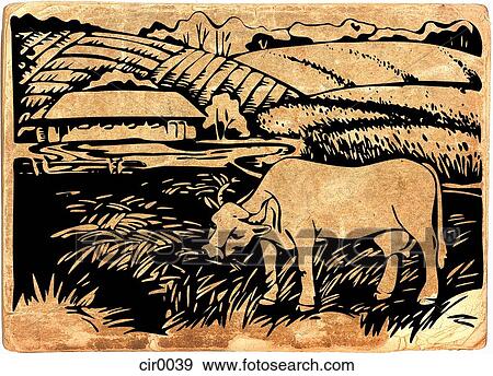 Stock Illustration - illustration, scenic, vintage, cartoons, graphics. Fotosearch
