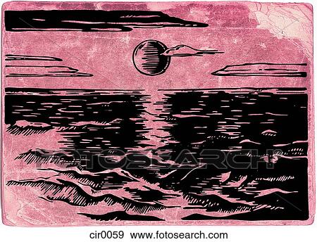 illustration, scenic, vintage, cartoons, graphics View Large Illustration Stock Illustration - illustration, scenic, vintage, cartoons, graphics. Fotosearch