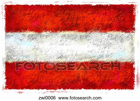Flag of Austria View Large Illustration Stock Illustration - Flag of Austria. Fotosearch