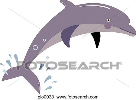 Drawing of a dolphin View Large Illustration Stock Illustration - Drawing of a dolphin. Fotosearch