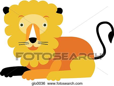 Stock Illustration - Drawing of a lion. Fotosearch