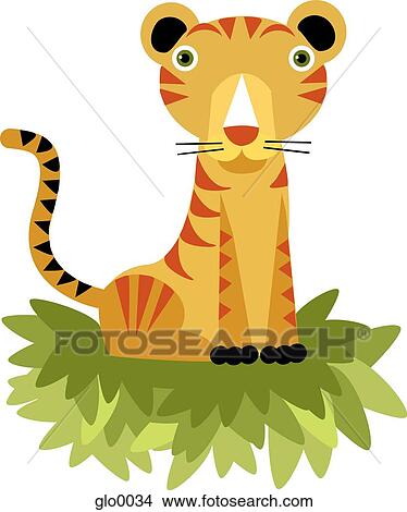 Drawing of a tiger View Large Illustration Stock Illustration - Drawing of a tiger. Fotosearch