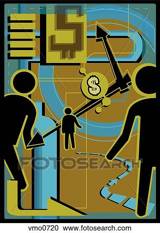 An investors collage View Large Illustration Clipart - An investors collage. Fotosearch