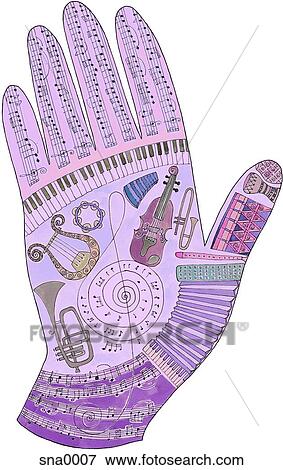A pictorial representation of a music hand View Large Photo Image Stock Photo - A pictorial representation of a music hand. Fotosearch