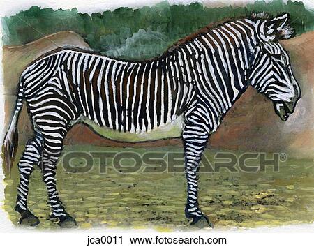 An illustration of a zebra View Large Illustration Clip Art - An illustration of a zebra. Fotosearch