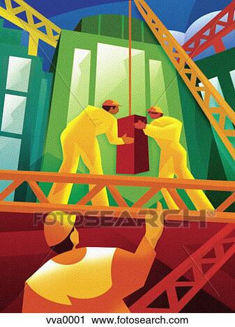 Clip Art - Illustration of a blocklift. Fotosearch