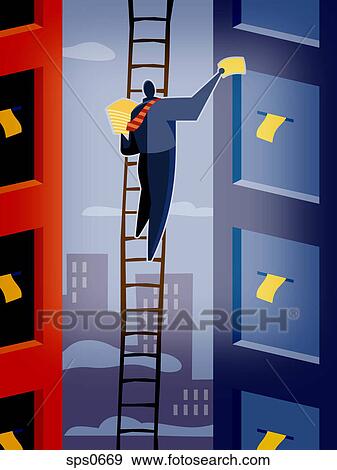 A man sending memos View Large Illustration Stock Illustration - A man sending memos. Fotosearch