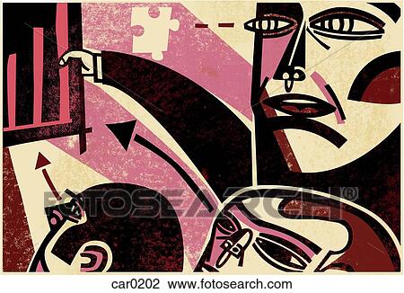 Business meeting with a man presenting a graph to colleagues View Large Illustration Drawing - Business meeting with a man presenting a graph to colleagues. Fotosearch