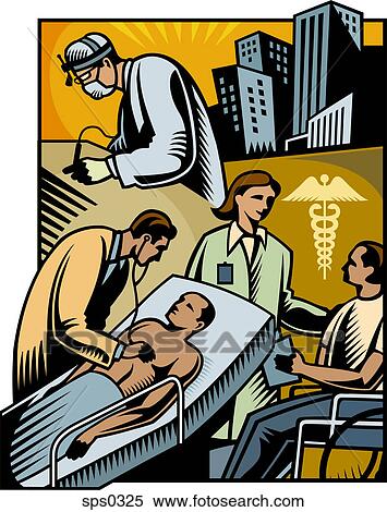 A healthcare montage composes of many different pictures View Large Illustration Stock Illustration - A healthcare montage composes of many different pictures. Fotosearch
