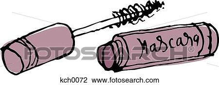 Drawing - Mascara. Fotosearch