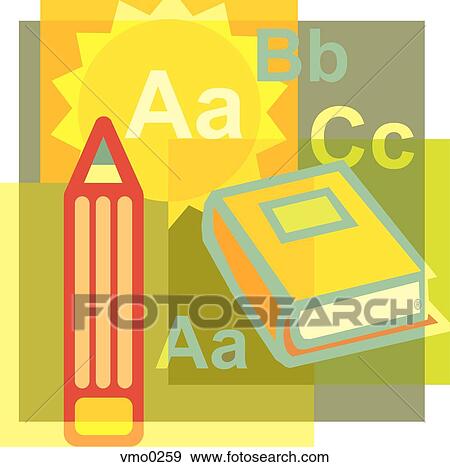 Stock Illustration - ABCs of learning. Fotosearch