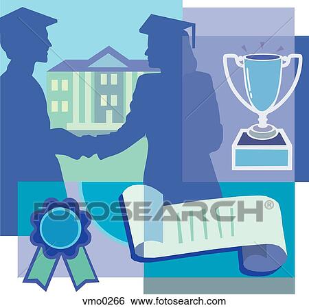 Graduation handshake View Large Illustration Stock Illustration - Graduation handshake. Fotosearch